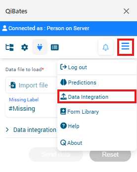 Data integration view