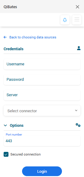 Login view