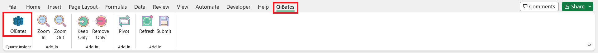 QiBates tab