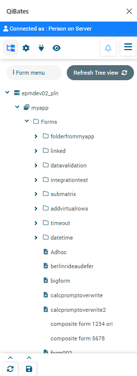 Applications tab